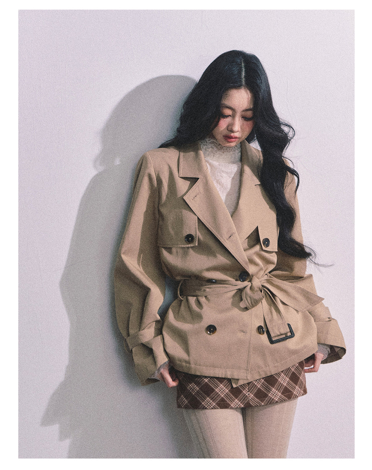 ShaoYeYan Herli Heiress Loose Fit Trench Coat