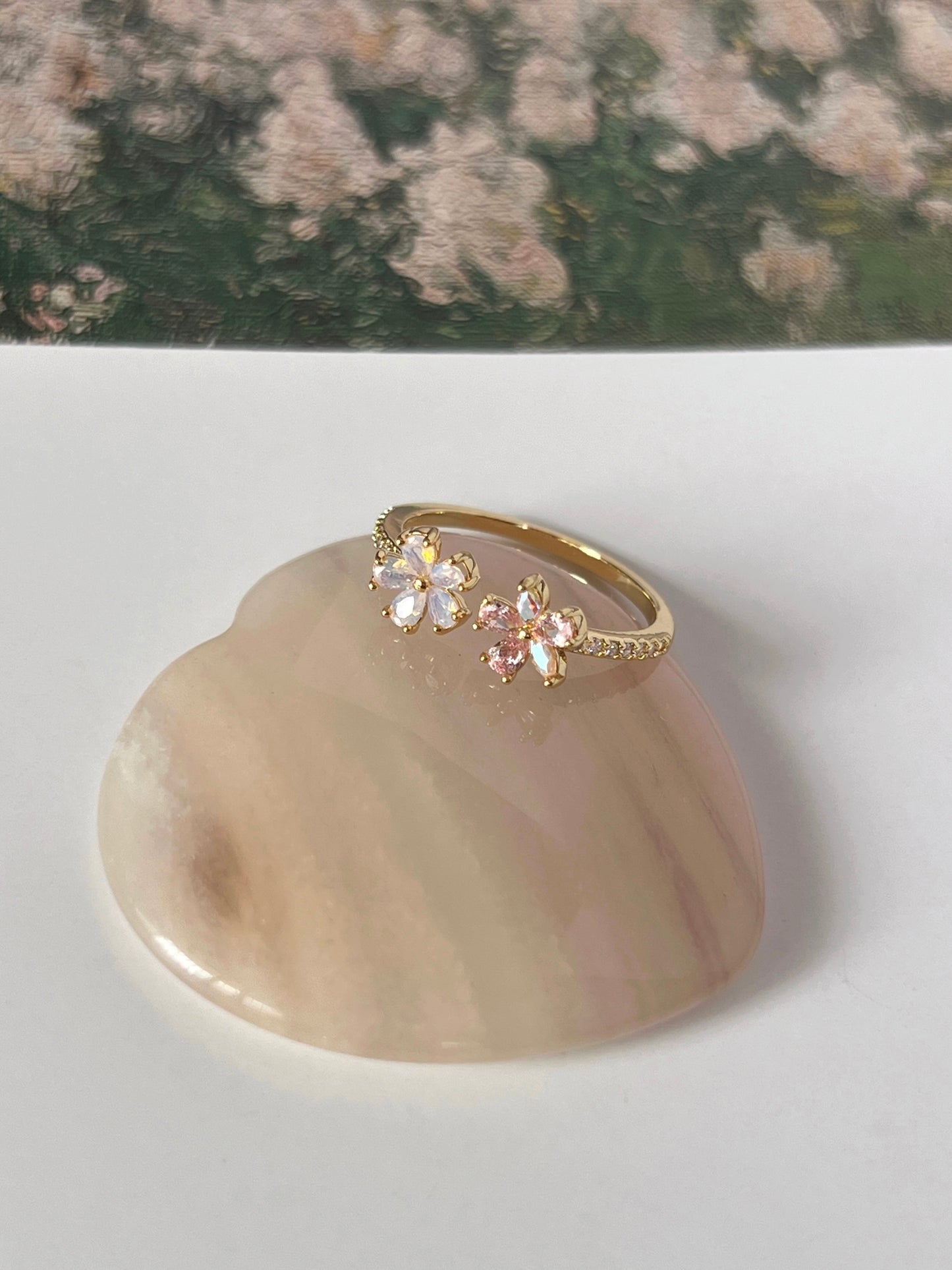 VIGVOG Blue Pearl & Gemstone Ring