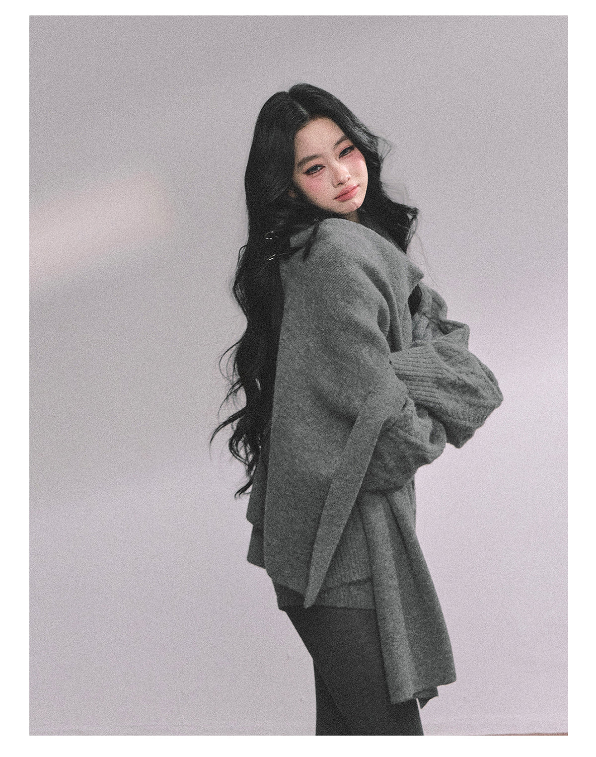 ShaoYeYan Zurich Exchange Student Korean Lazy Style Set