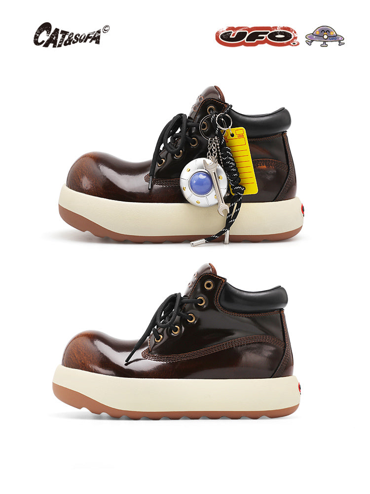 Cat&Sofa x UFO Ugly and Cute Big Head Boots