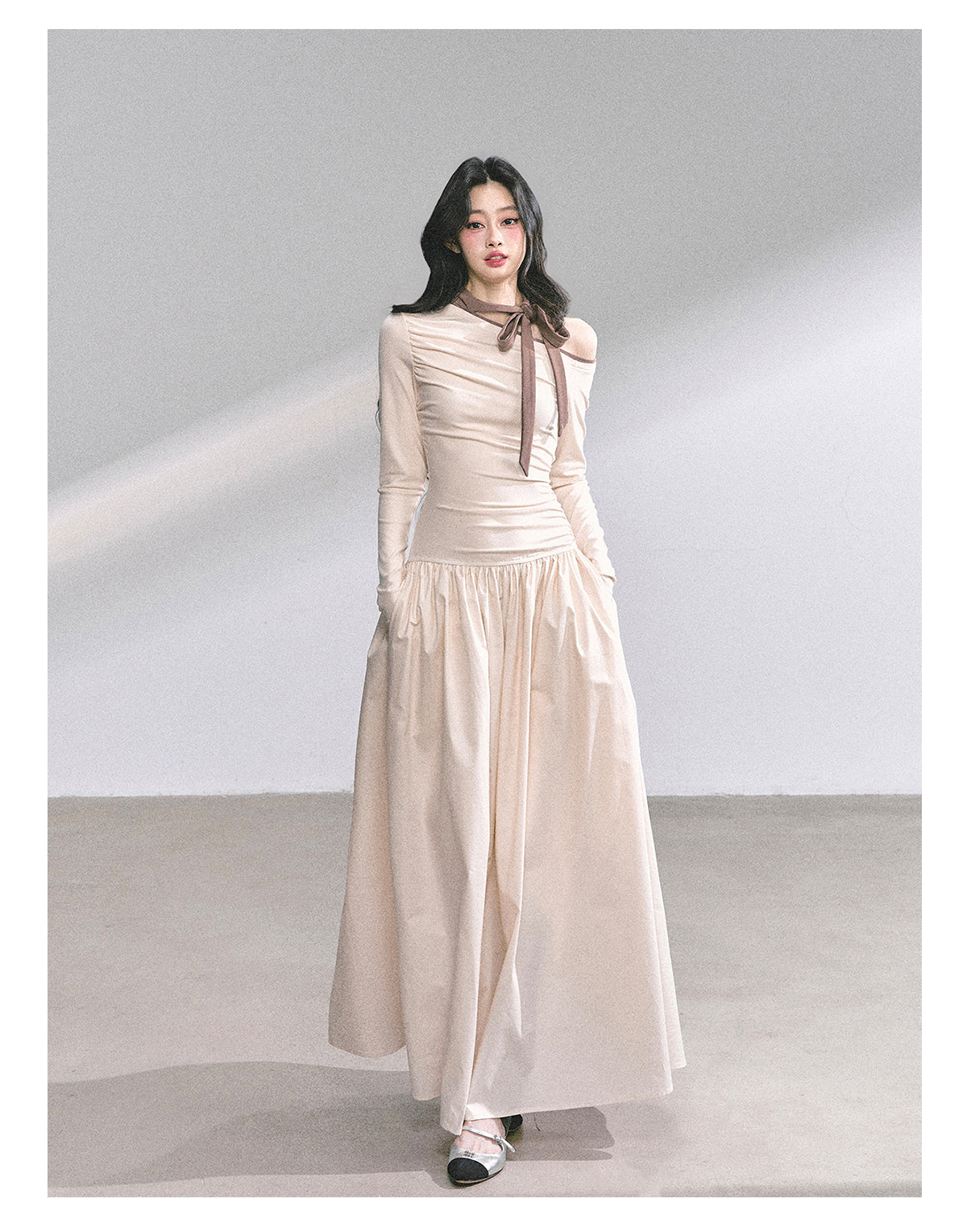 SHAOYEYAN Asymmetric One-Shoulder Bodycon Dress