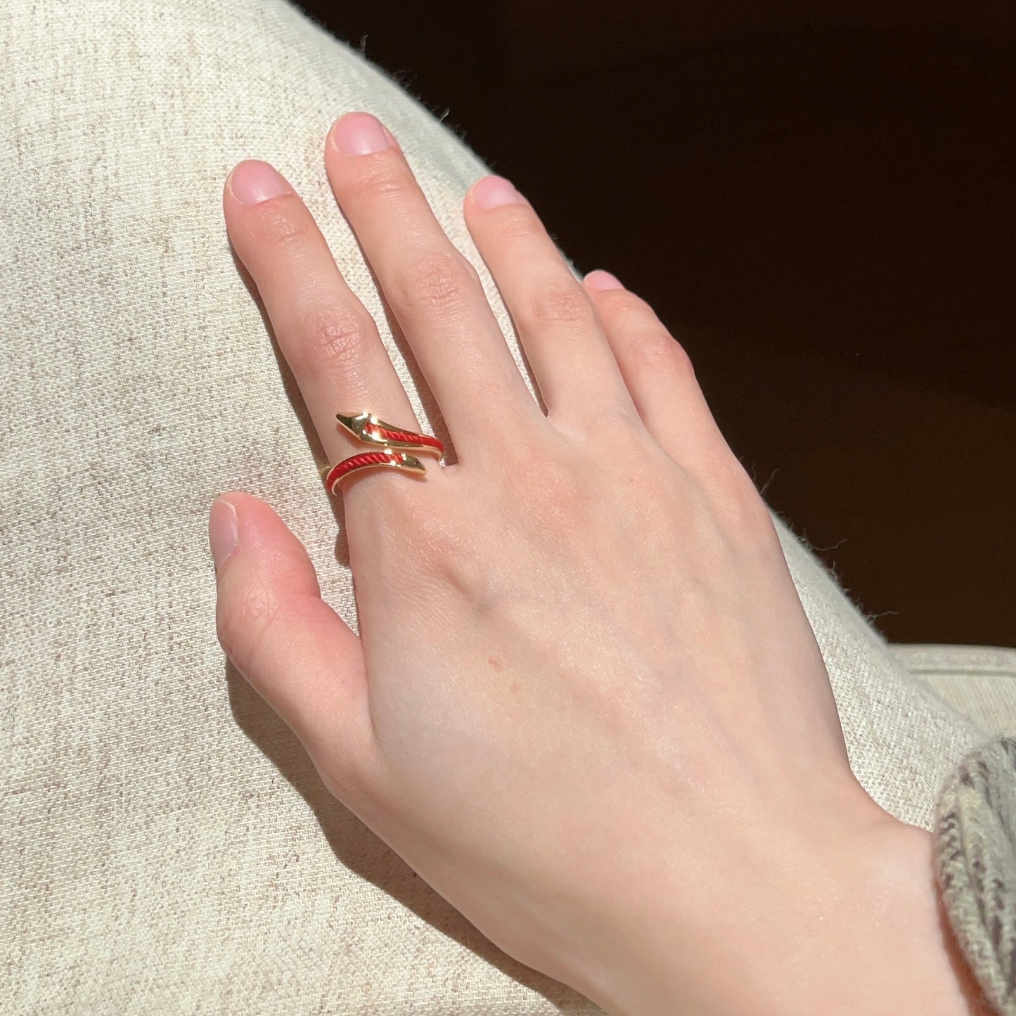 VIGVOG Zodiac Snake Ring