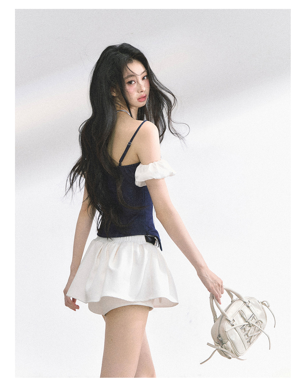 SHAOYEYAN American Style Mock Two-Layer Cami Top