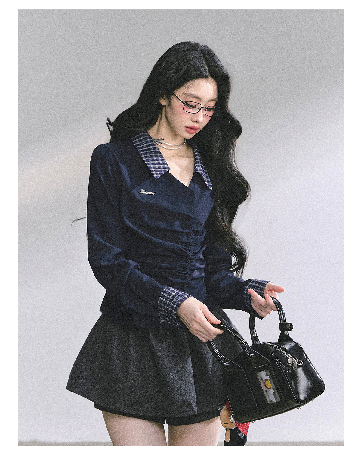 SHAOYEYAN American Relaxed Fit Waist-Defining Shirt