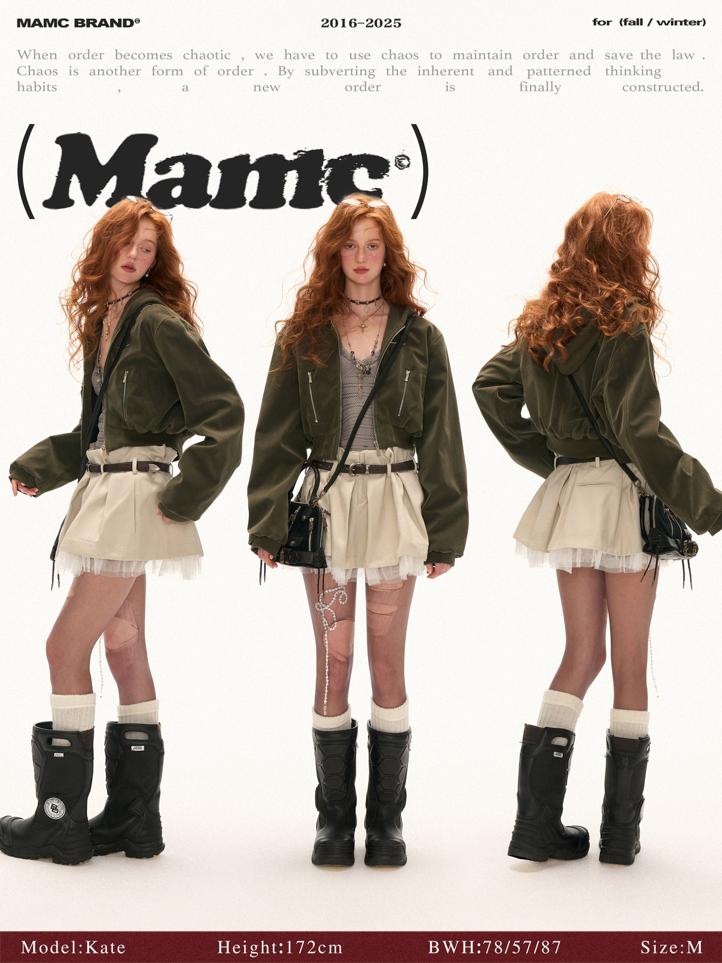 MAMC PU Hooded Zip Jacket