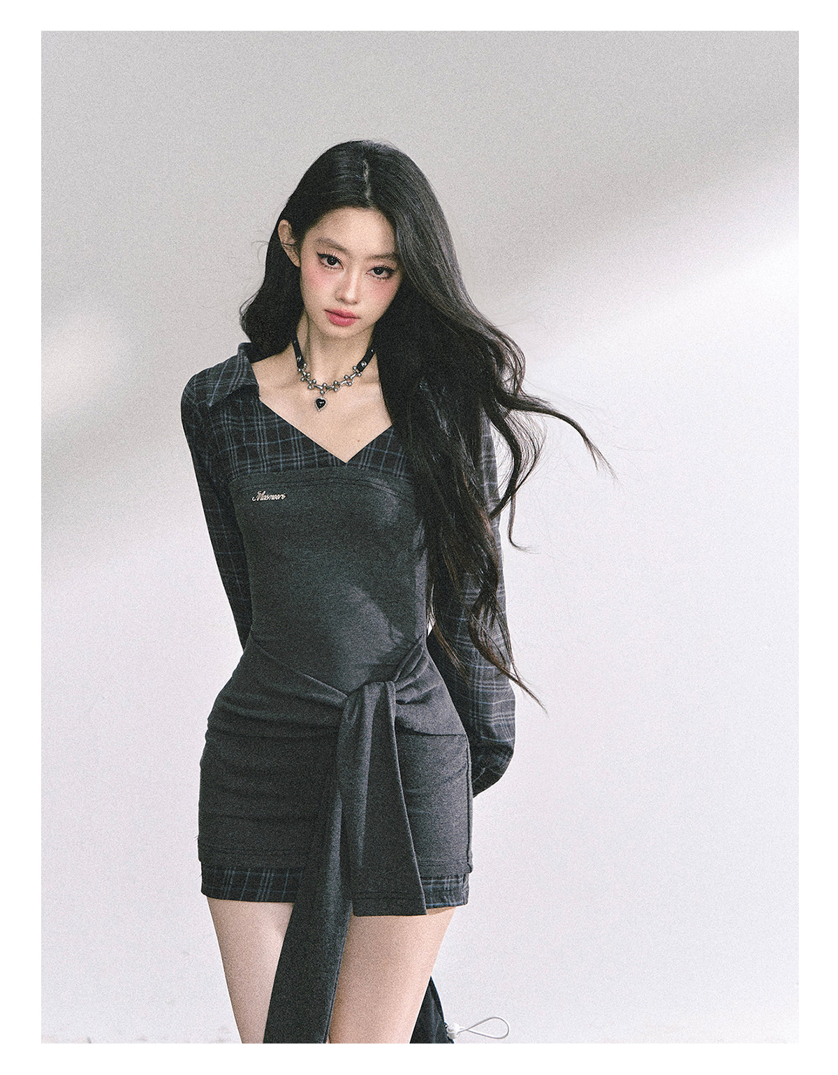 SHAOYEYAN American Style Plaid Bodycon Dress