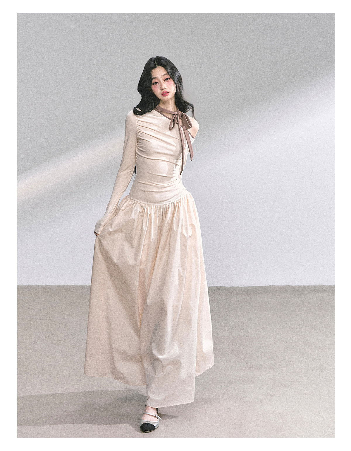 SHAOYEYAN Asymmetric One-Shoulder Bodycon Dress
