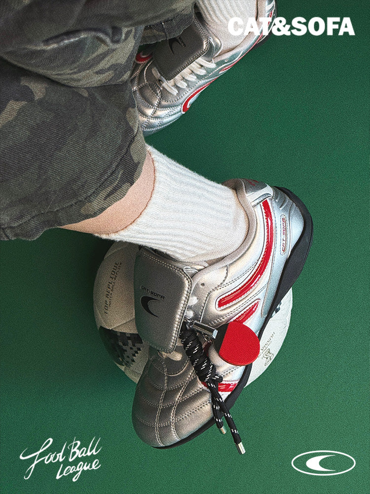Cat&Sofa Retro Football Sneakers