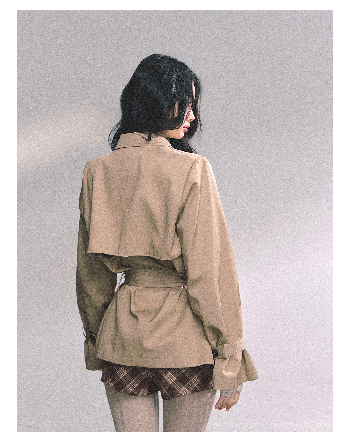 ShaoYeYan Herli Heiress Loose Fit Trench Coat