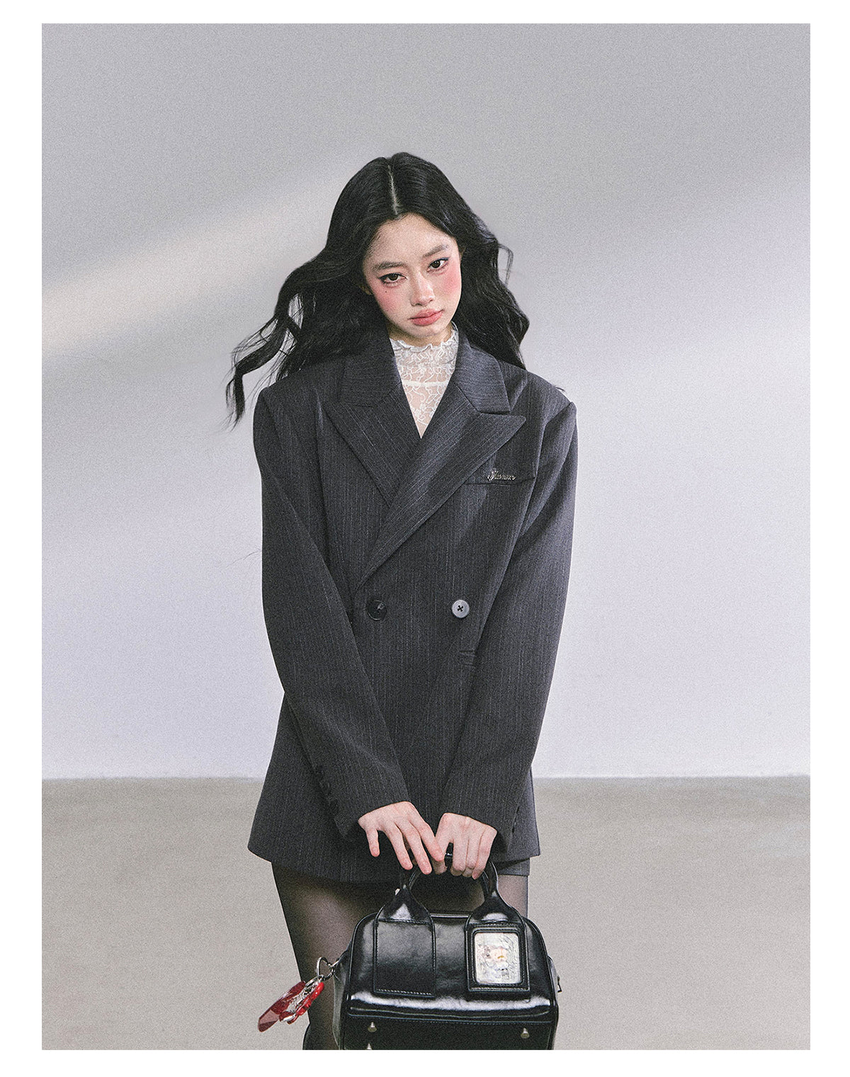 ShaoYeYan Miu-Inspired French Hepburn Style Loose Fit Blazer