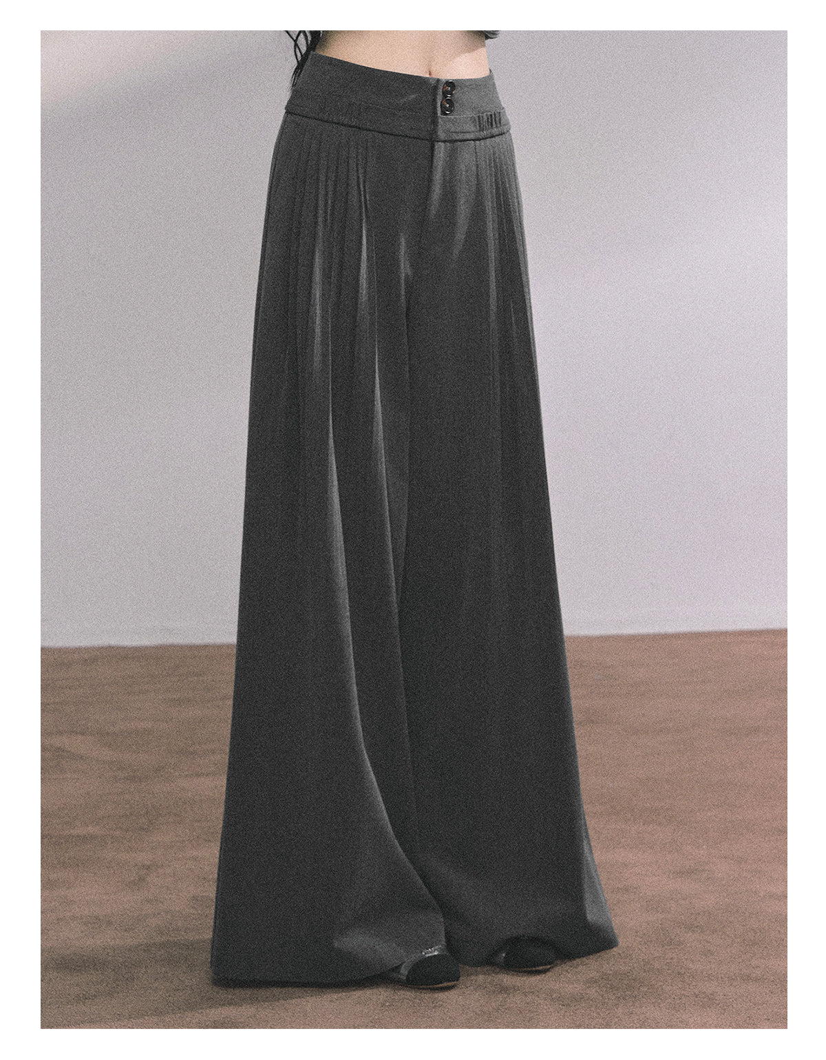 ShaoYeYan Fluid Lazy Pants