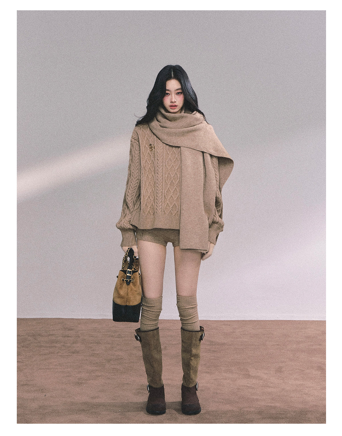 ShaoYeYan Zurich Exchange Student Korean Lazy Style Set