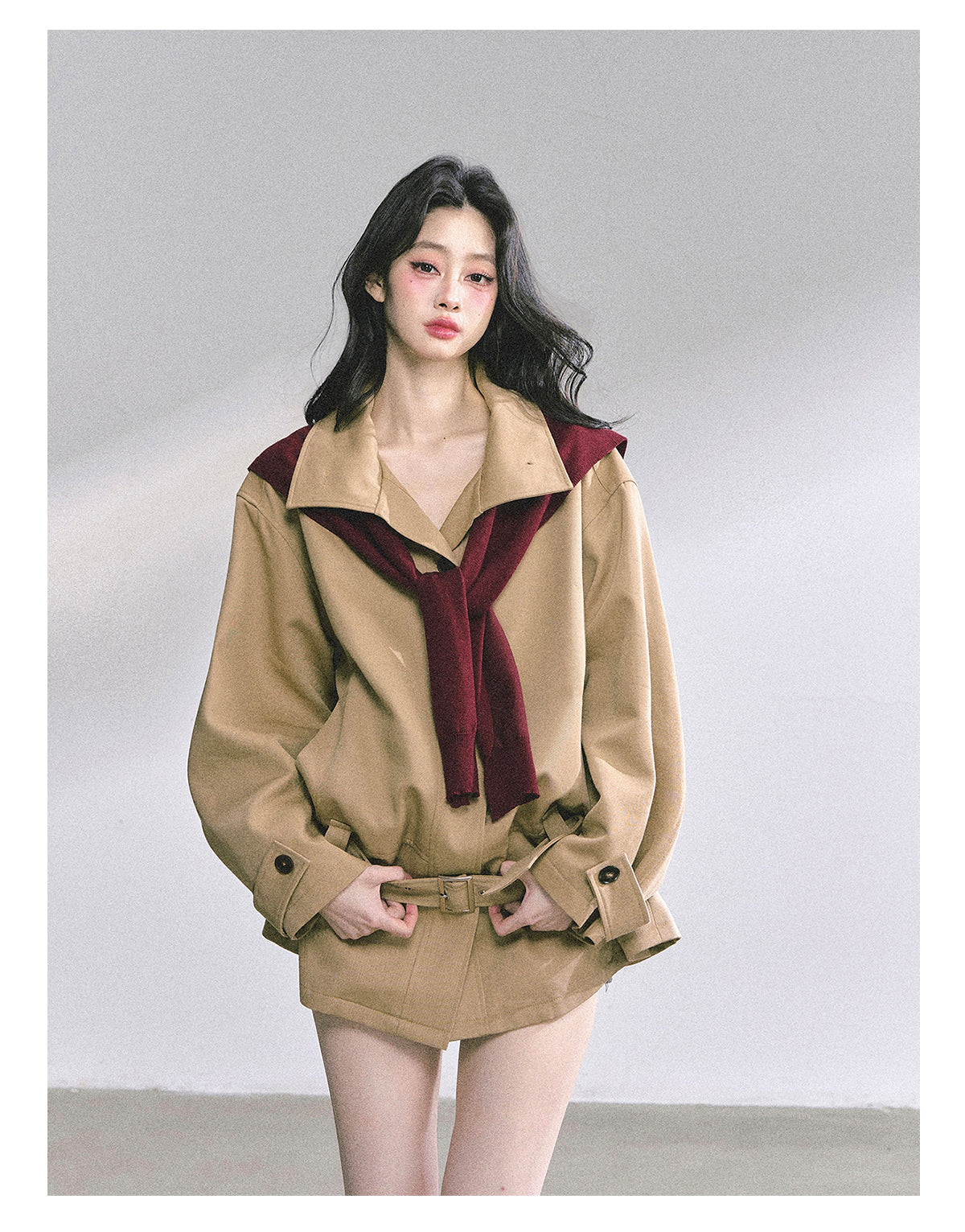 SHAOYEYAN Sydney Holiday Trench Coat