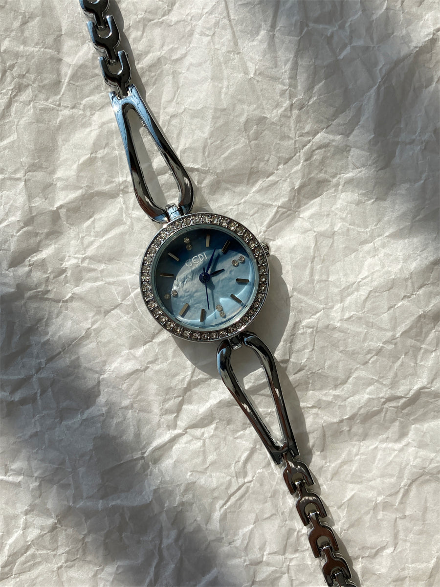 SUBTIME Haze Blue Mother-of-Pearl Watch