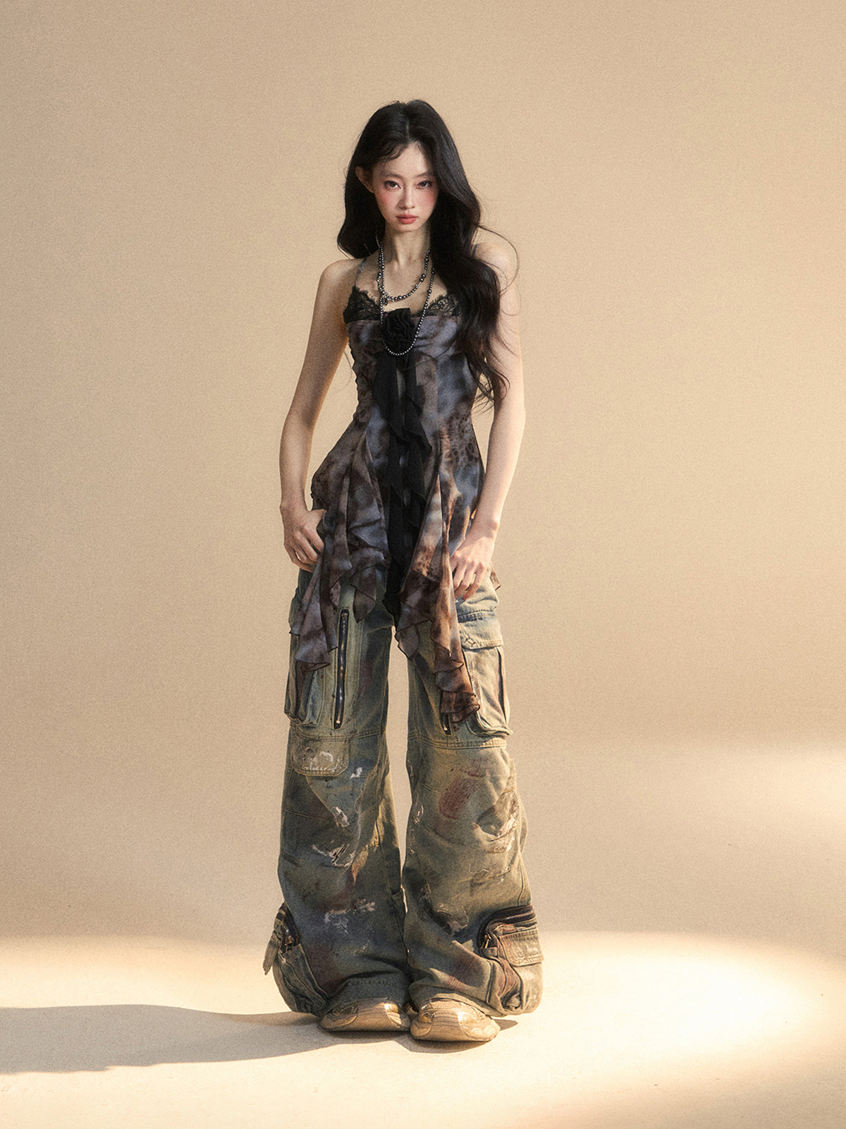 SHAOYEYAN Wide-Leg Jeans