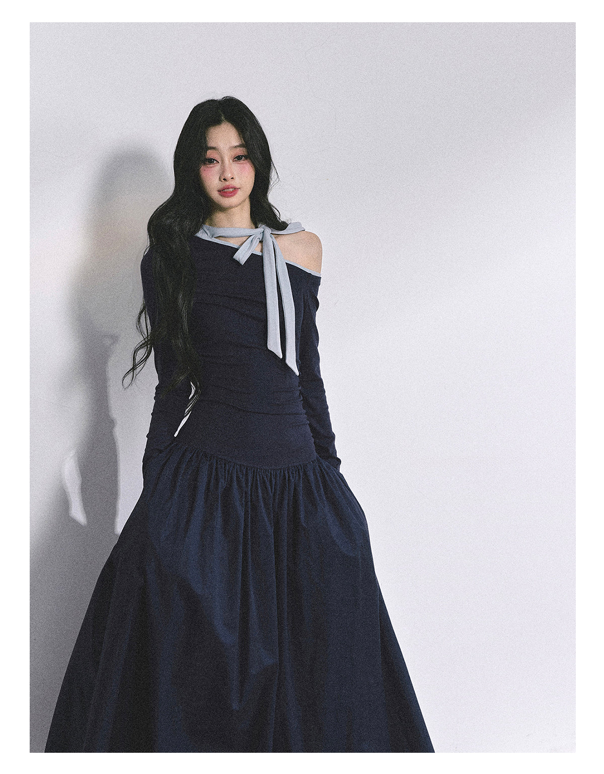 SHAOYEYAN Asymmetric One-Shoulder Bodycon Dress
