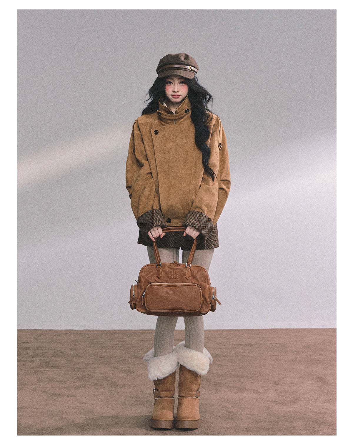 ShaoYeYan Hazelnut Warm Velvet Premium Suede Set