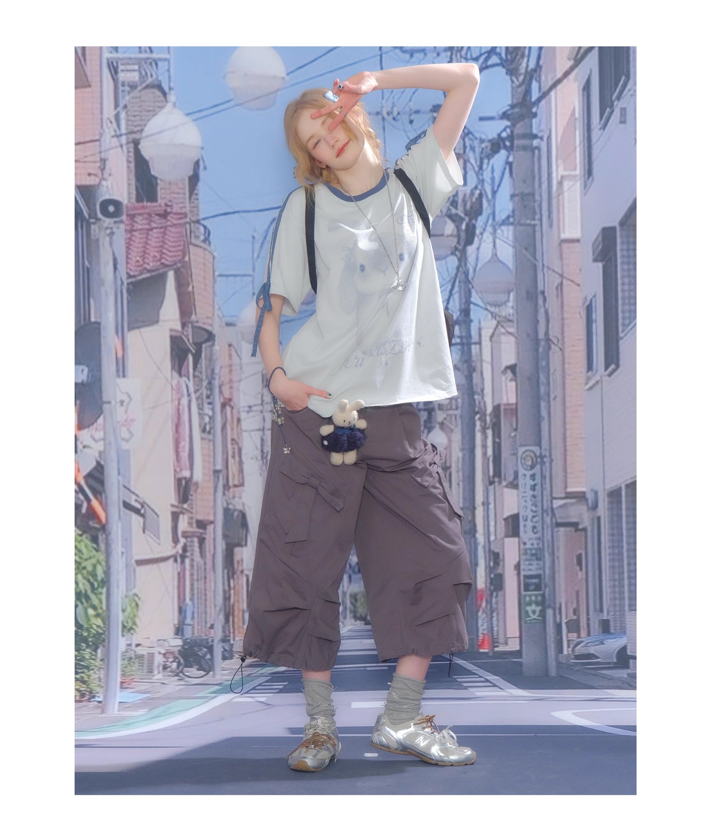 ziziFei Retro Utility Cargo Pants