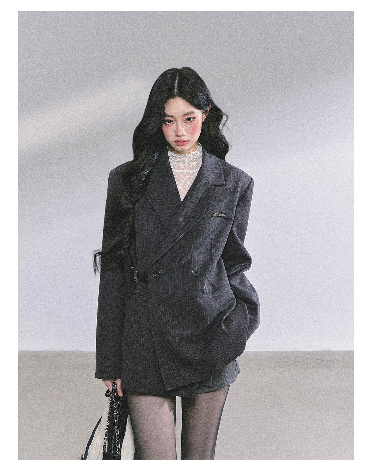 ShaoYeYan Miu-Inspired French Hepburn Style Loose Fit Blazer