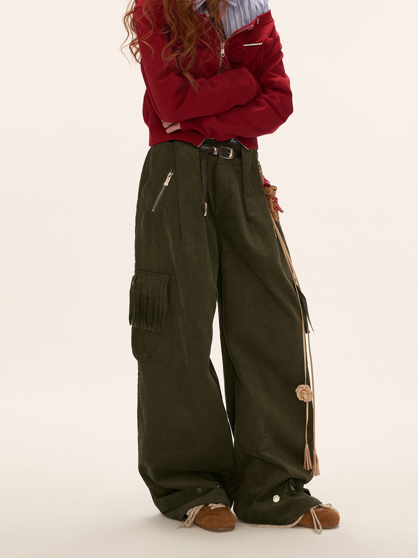 MAMC Fringe Pocket Corduroy Pants