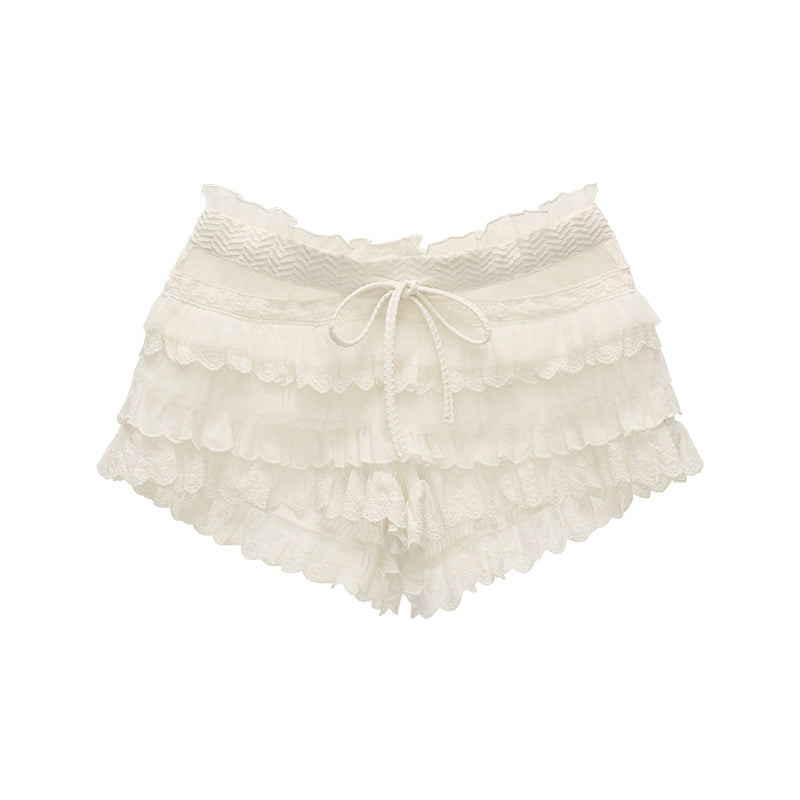 MAMC White Layered Skort