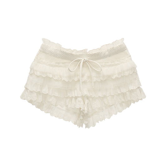 MAMC White Layered Skort