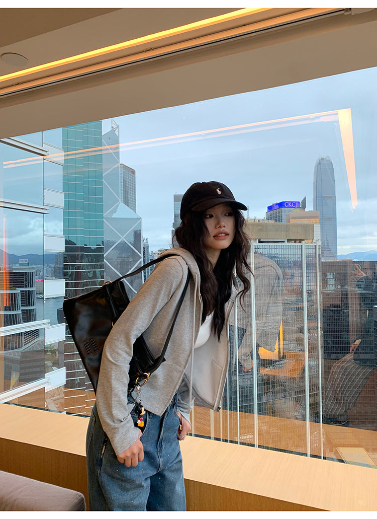 Pusumede Streetwear Zip Hoodie