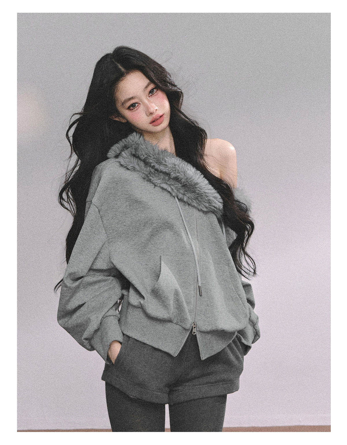 ShaoYeYan Nordic Snowfield American Style Two-Piece Set