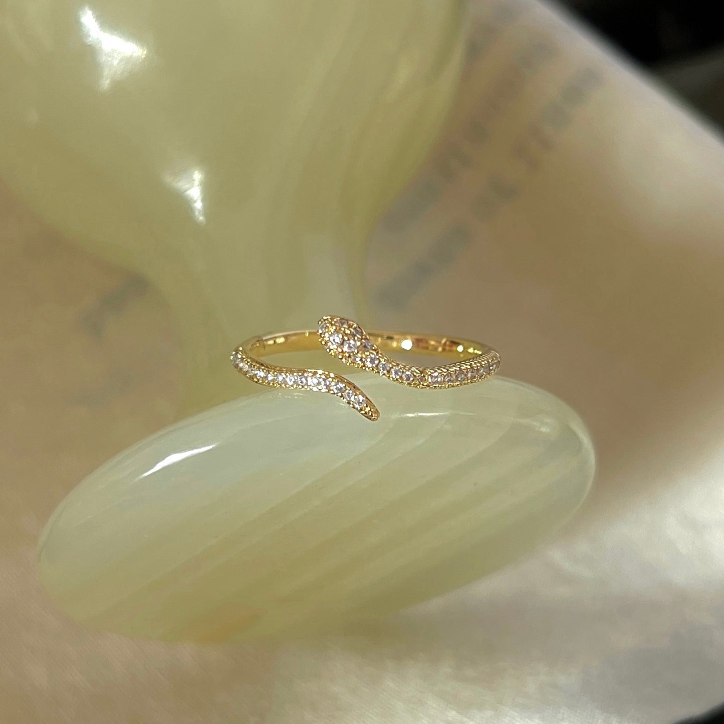 VIGVOG 2025 Zodiac Snake Ring Collection