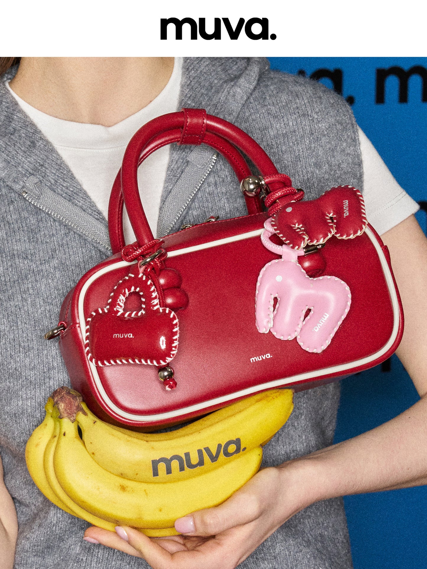MUVA "Boston Twist" Playful Bag Charm