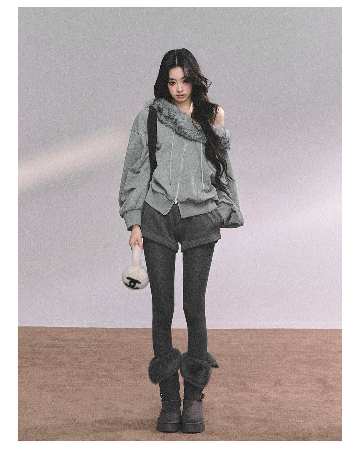 ShaoYeYan Nordic Snowfield American Style Two-Piece Set