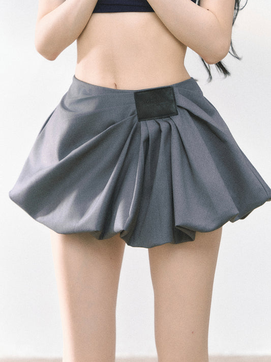 SHAOYEYAN High-Waisted Pleated Mini Skirt