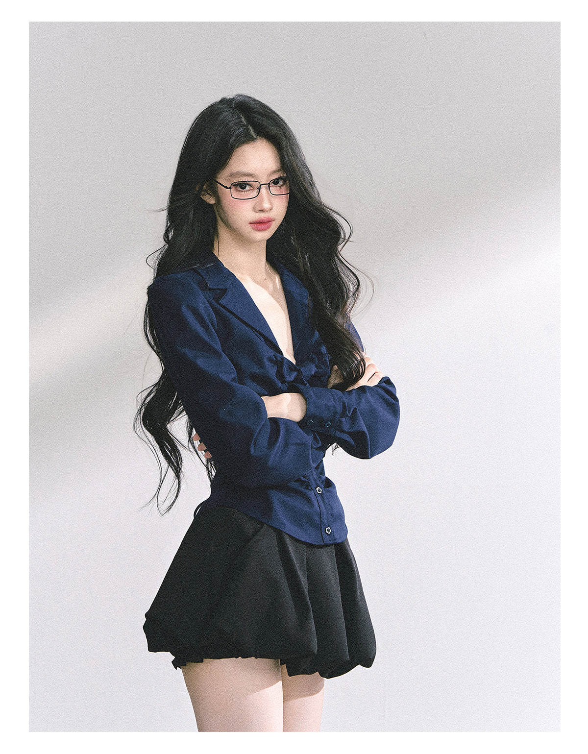 SHAOYEYAN French Bow V-Neck Blouse