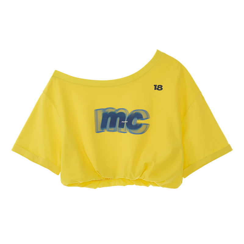 MAMC Oversized Off-Shoulder Tee