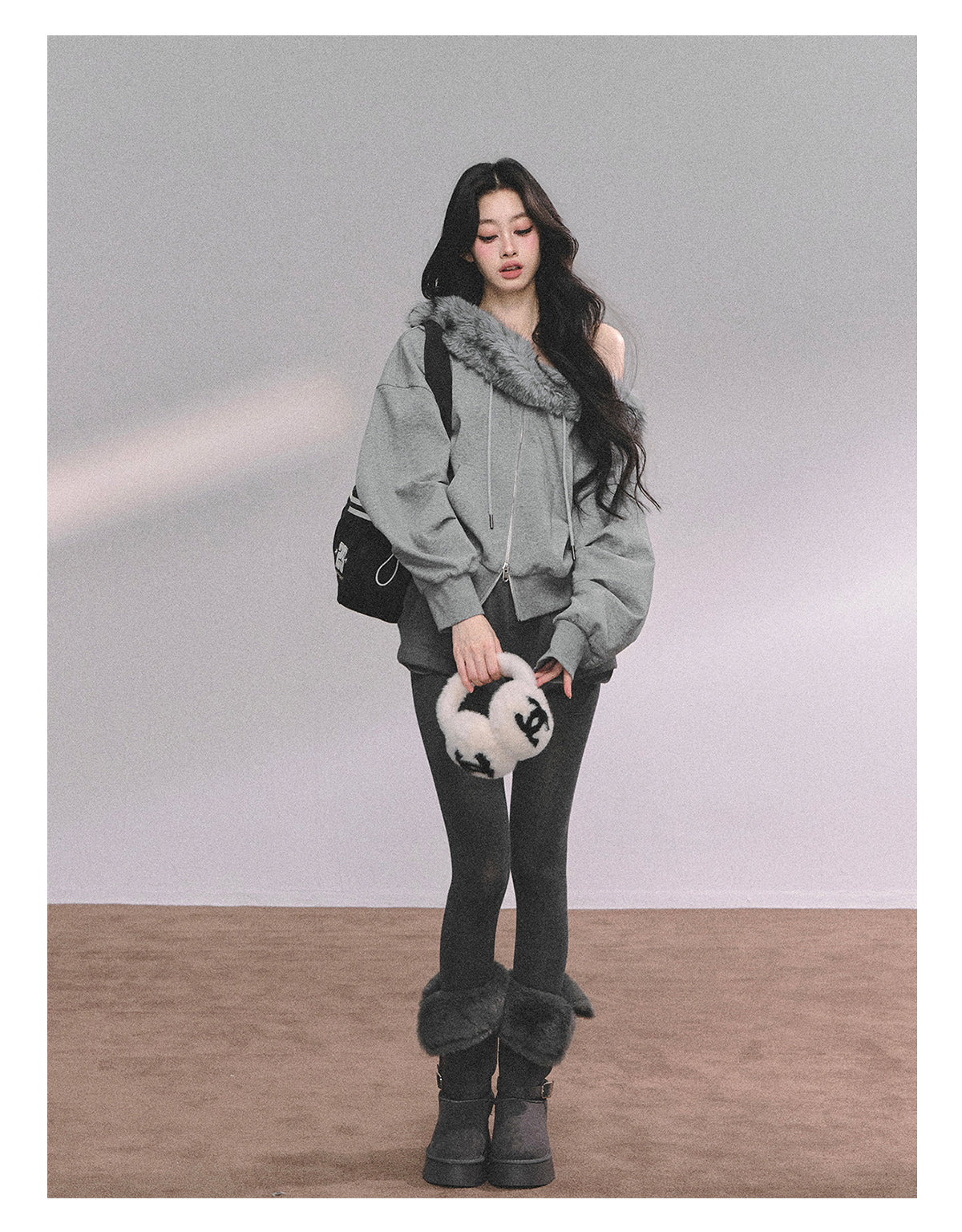 ShaoYeYan Nordic Snowfield American Style Two-Piece Set