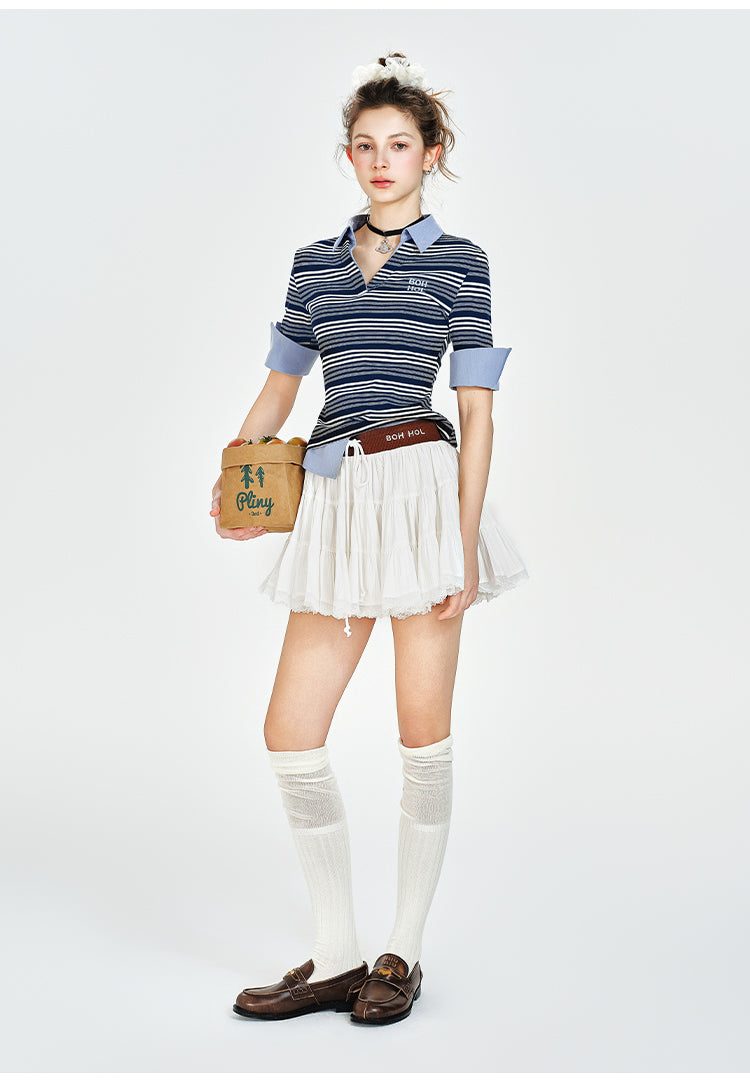 BOHOL BLING "Miu-Style Scholar" Polo Tee