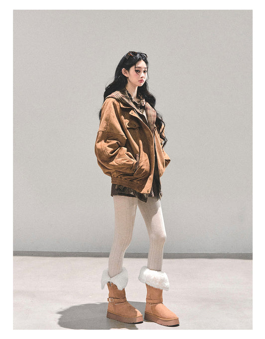 ShaoYeYan Landing Before Dawn Audrey-Style Jacket