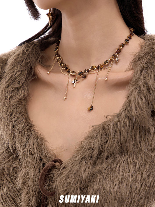 SUMIYAKI Desert Wind Necklace & Dangling Earrings