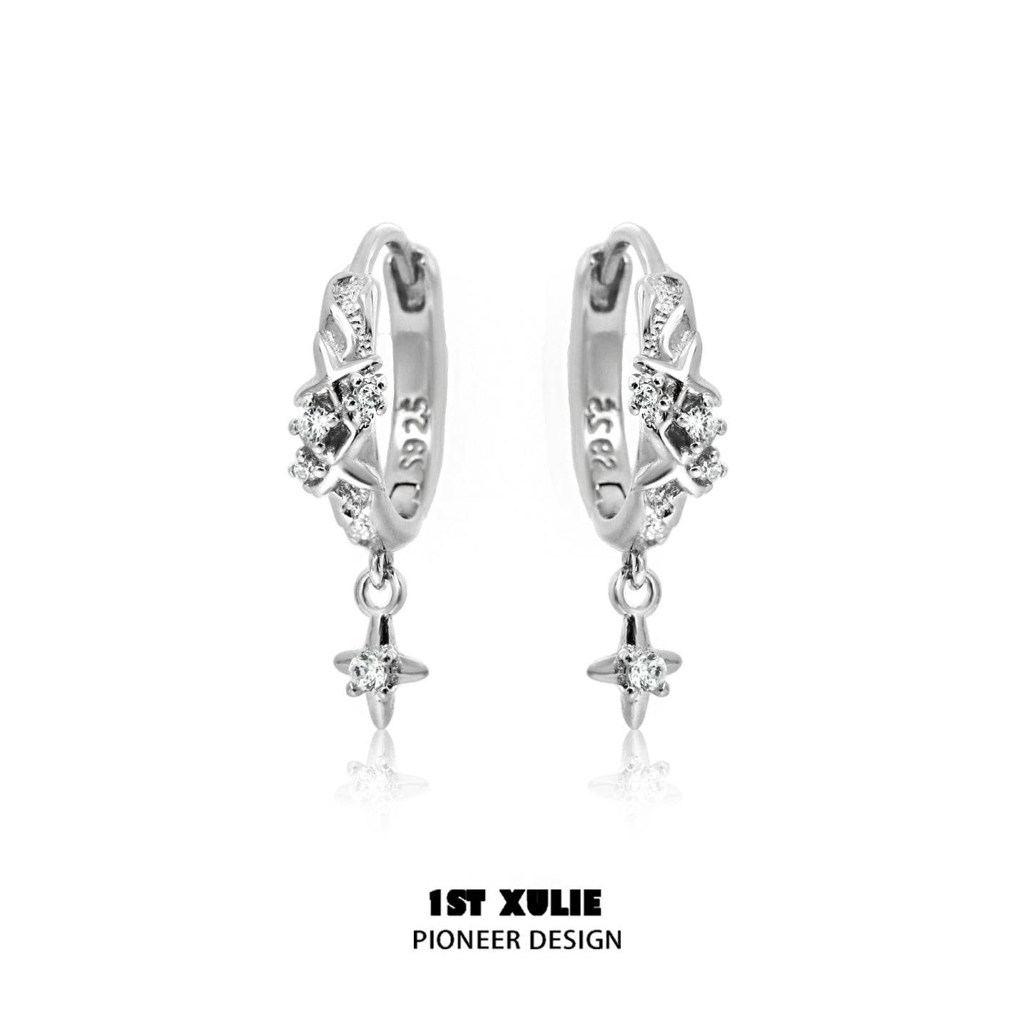 1ST XULIE Sterling Silver Ear Cuffs