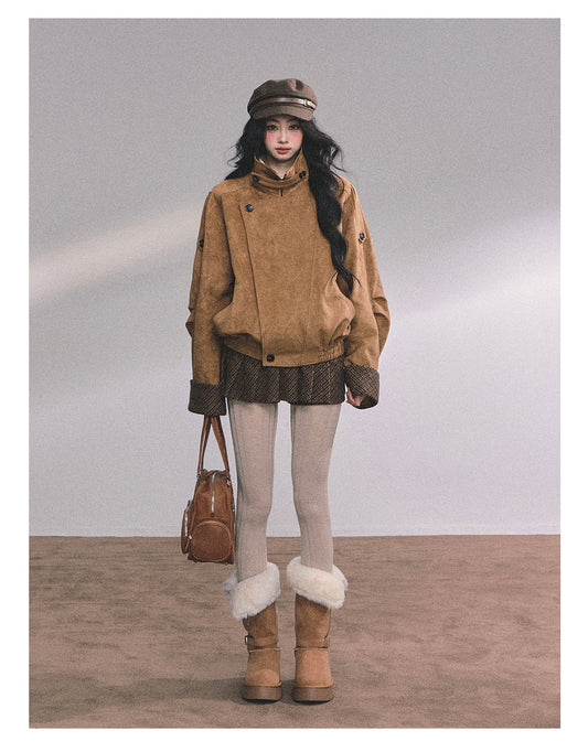 ShaoYeYan Hazelnut Warm Velvet Premium Suede Set