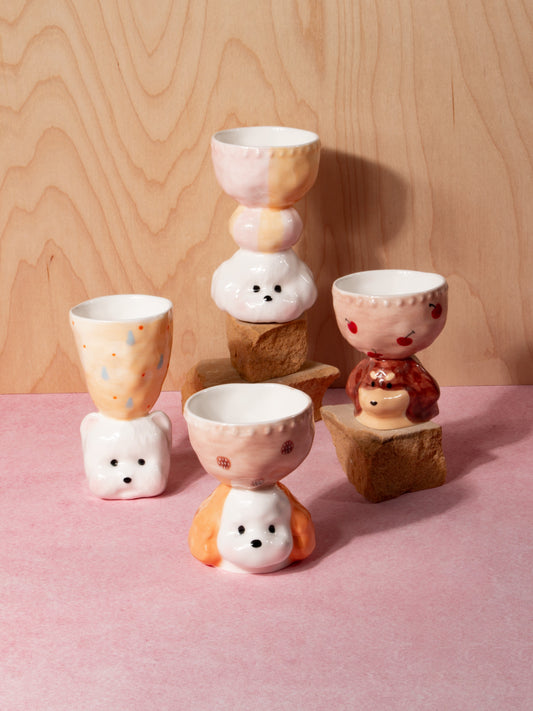 CONGSTUDIO Handmade Puppy Ceramic Mug