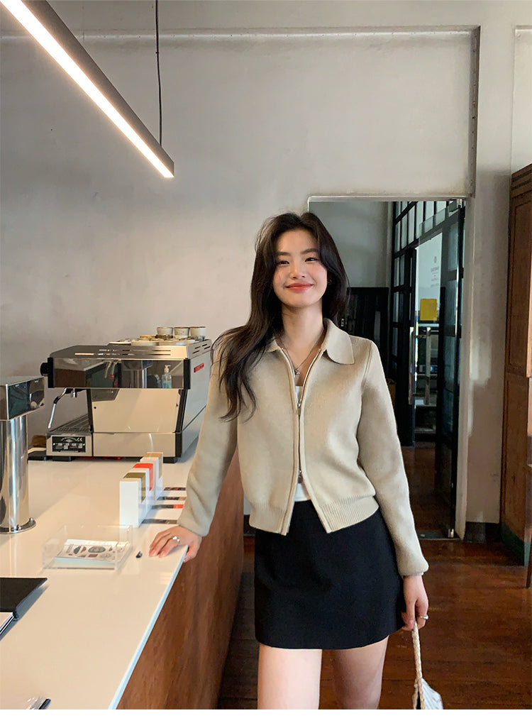 Pusumede Dual-Zip Cardigan