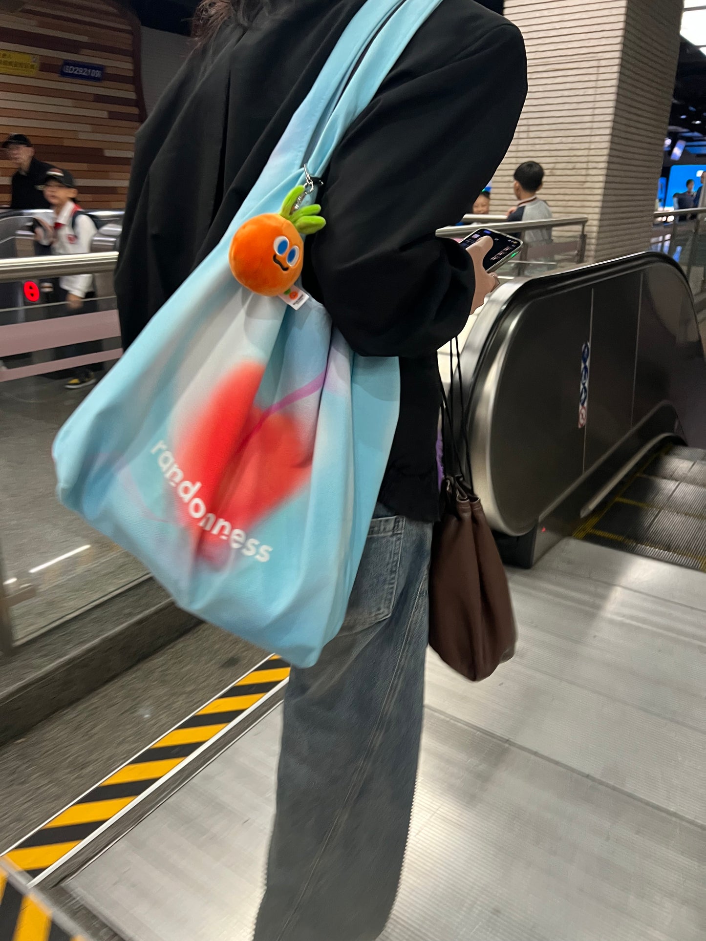 Randomness Original Abstract Canvas Tote Bag