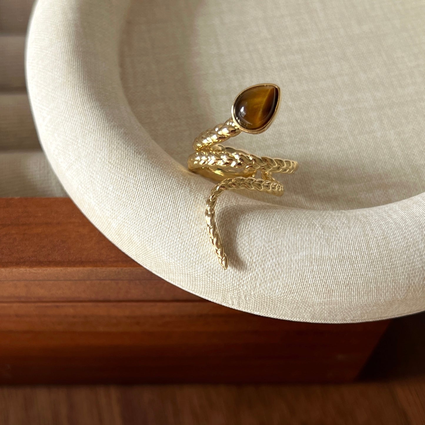 VIGVOG Zodiac Snake Ring