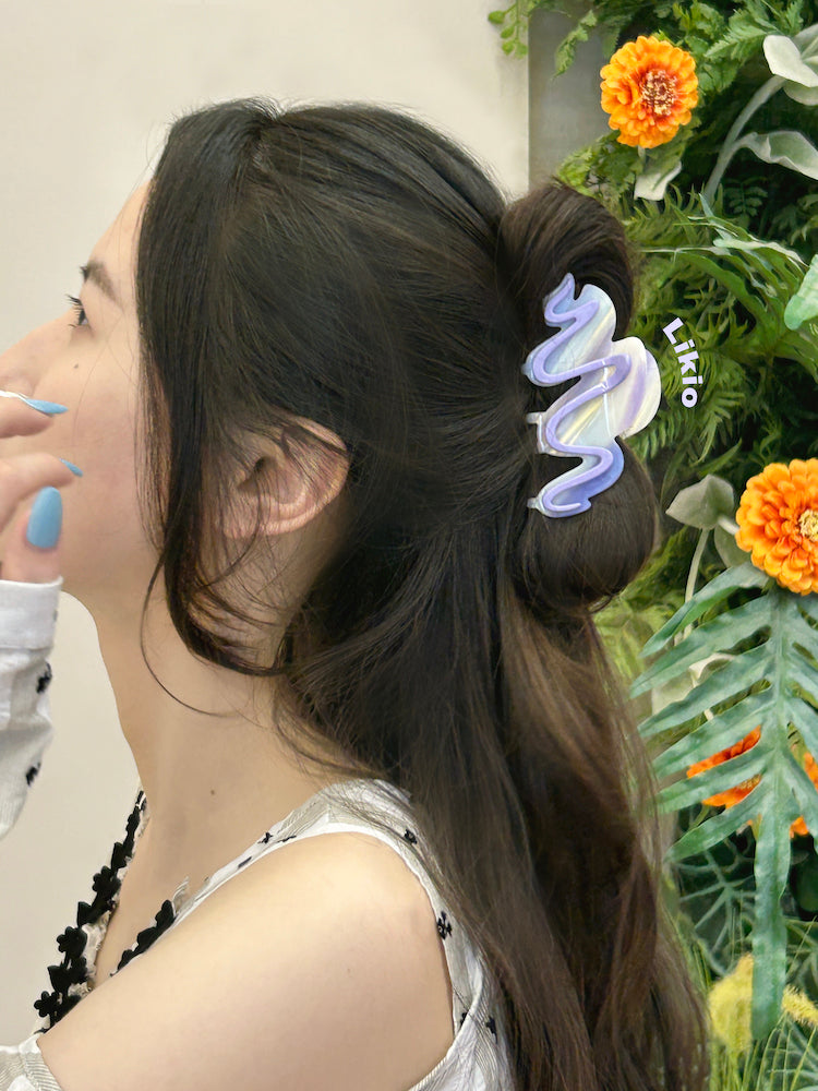 Likio Original Cream Cookie Hair Claw Clip