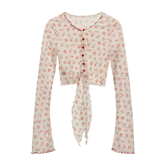 MAMC Floral Long Sleeve Top