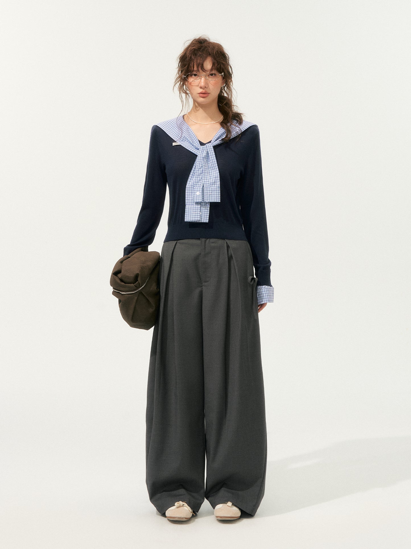 SOMESOWE Sailor Knot Detail Sweater
