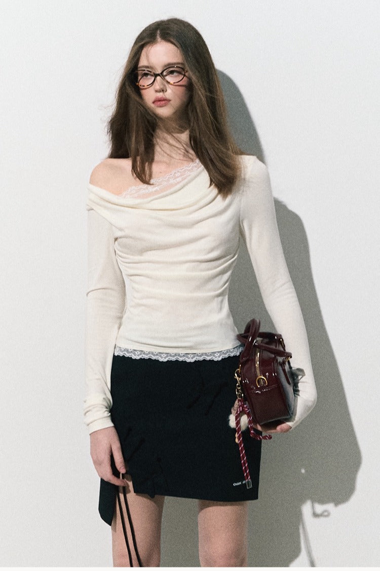 OAKMOO 'Silent Vein' Lace-Knit Camisole