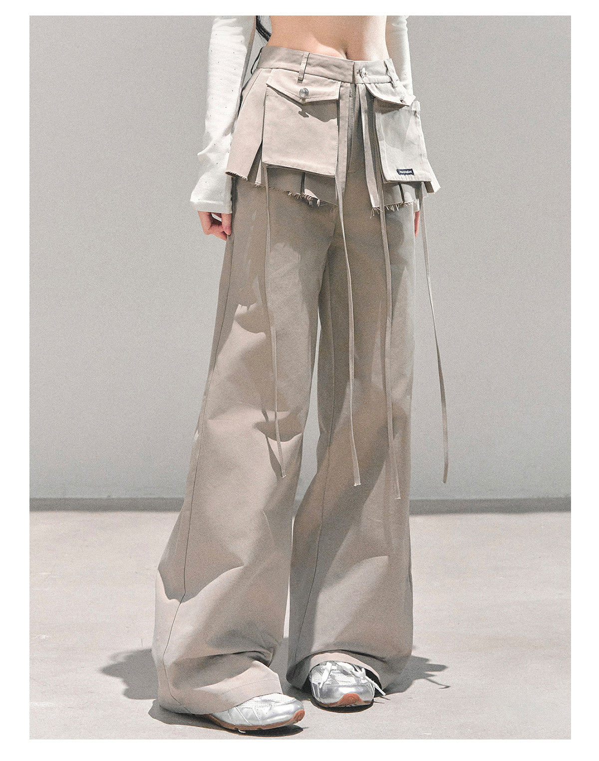 ShaoYeYan Functional Bella American Wide-Leg Pants