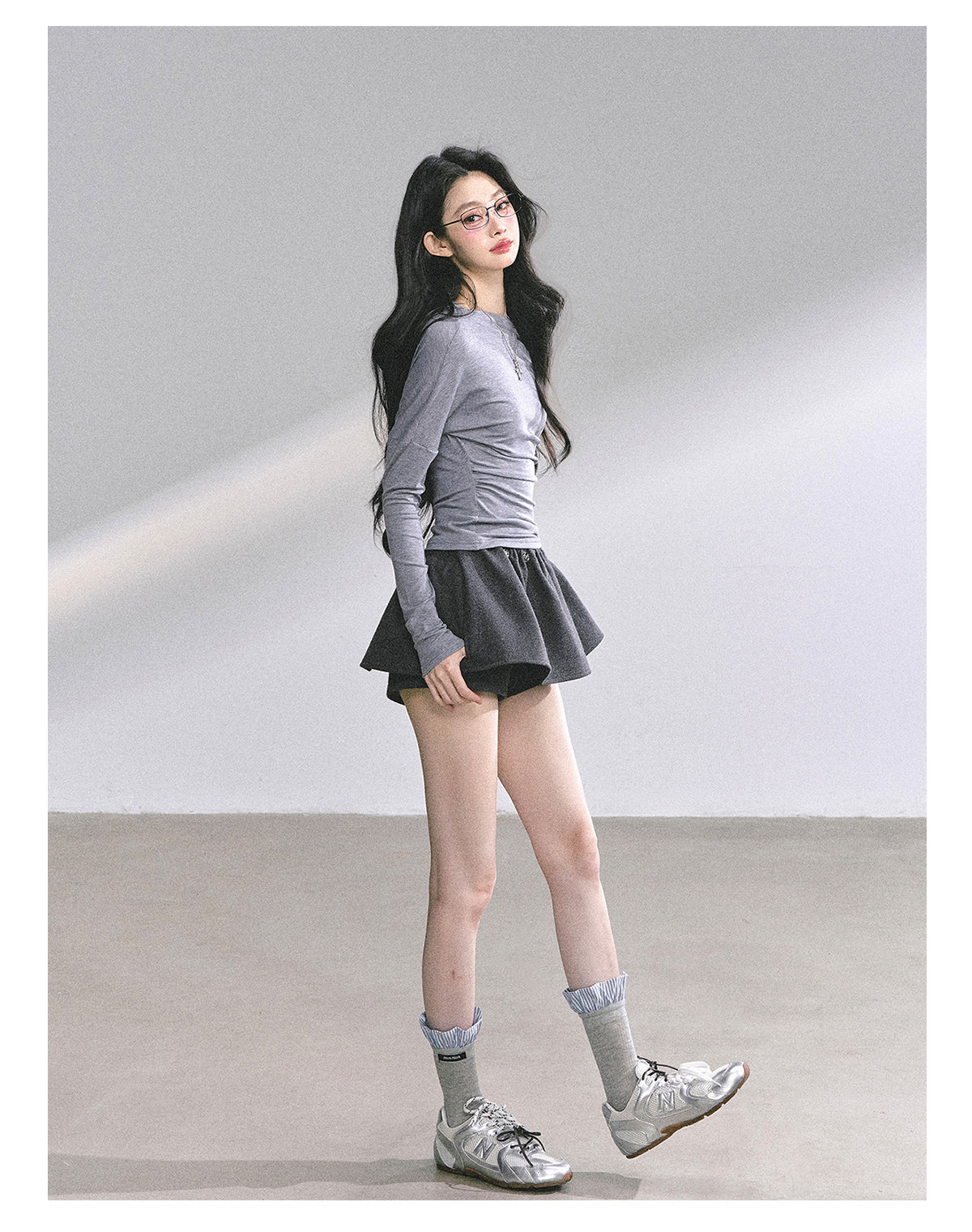SHAOYEYAN Korean Mature Style Off-Shoulder Tee